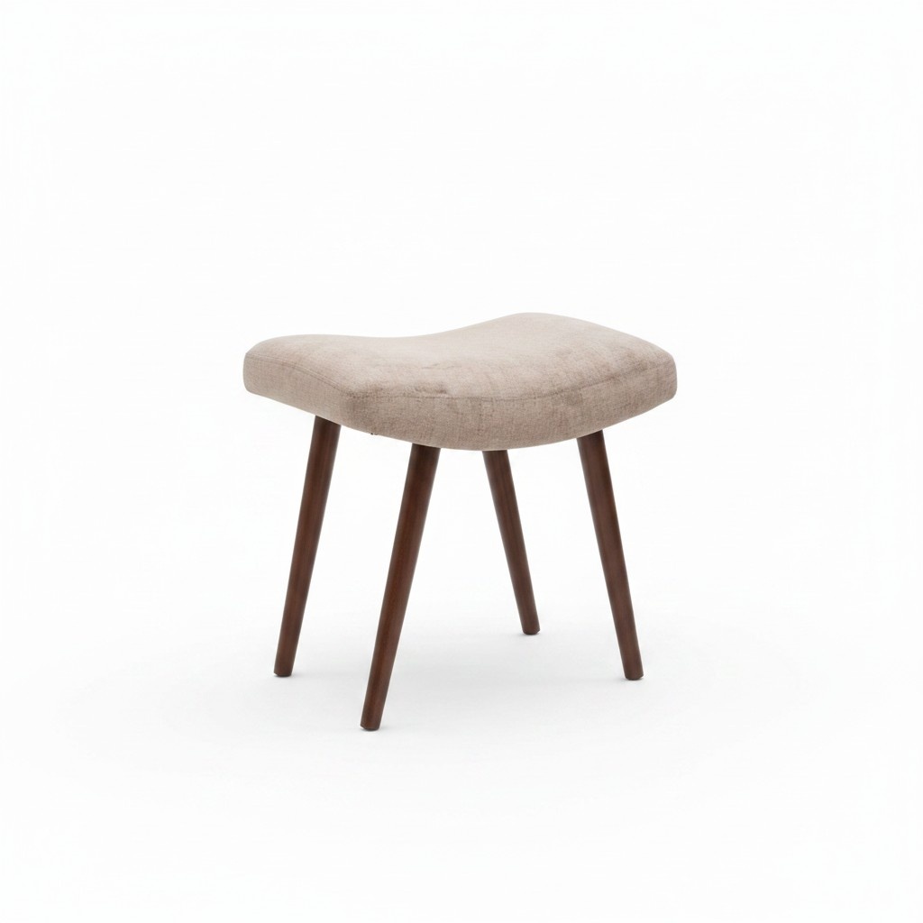 Pouf Polsterhocker Sitzhocker Gepolsterte Fußbank Sitzmöbel Hocker Textil