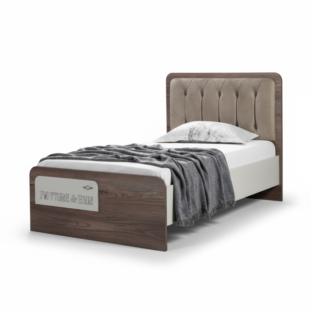 Holz Bett Singl Betten Kinderzimmer Jugendzimmer Polster Möbel
