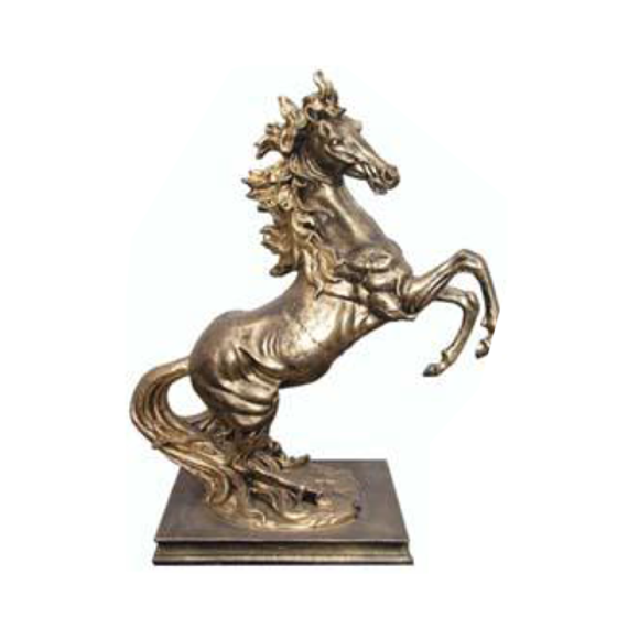 Skulptur pesare Abstrakte Kupfer Farbig Pegasus Pferd Statuen Dekoration