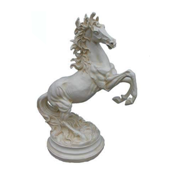 Skulptur pesare Pferde Abstrakte Kupfer Farbig Pegasus Pferd Statuen Deko