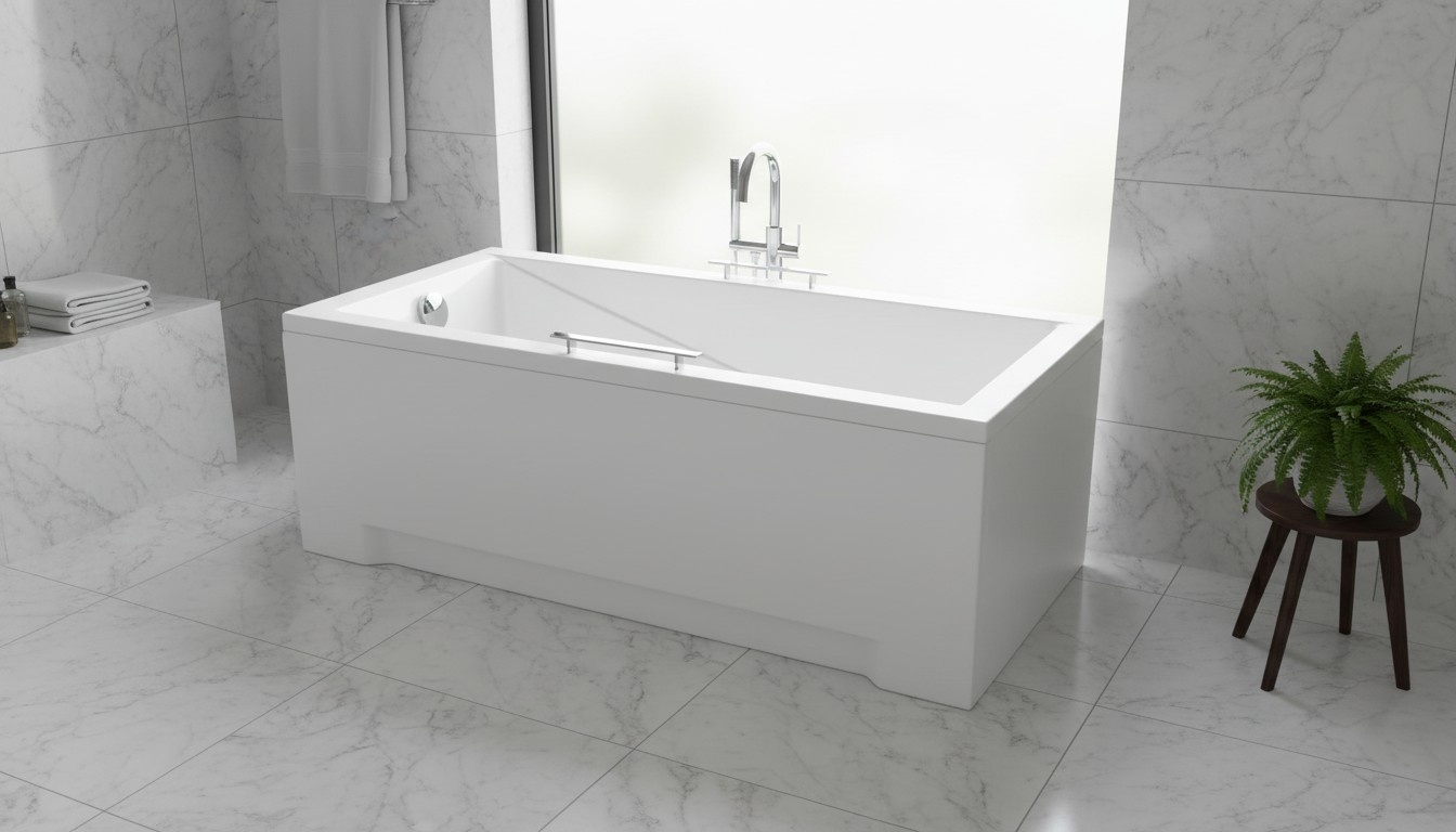 Rechteckige Badewanne Design Wanne Verkleidung Acrylwanne Wannen diverse Größen