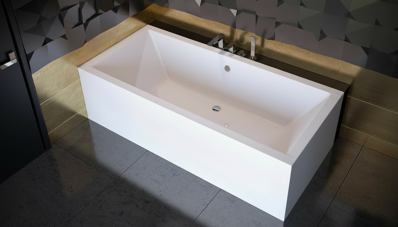 Rechteckige Eckwanne Badezimmer Eck Badewannen Wannen Weiß
