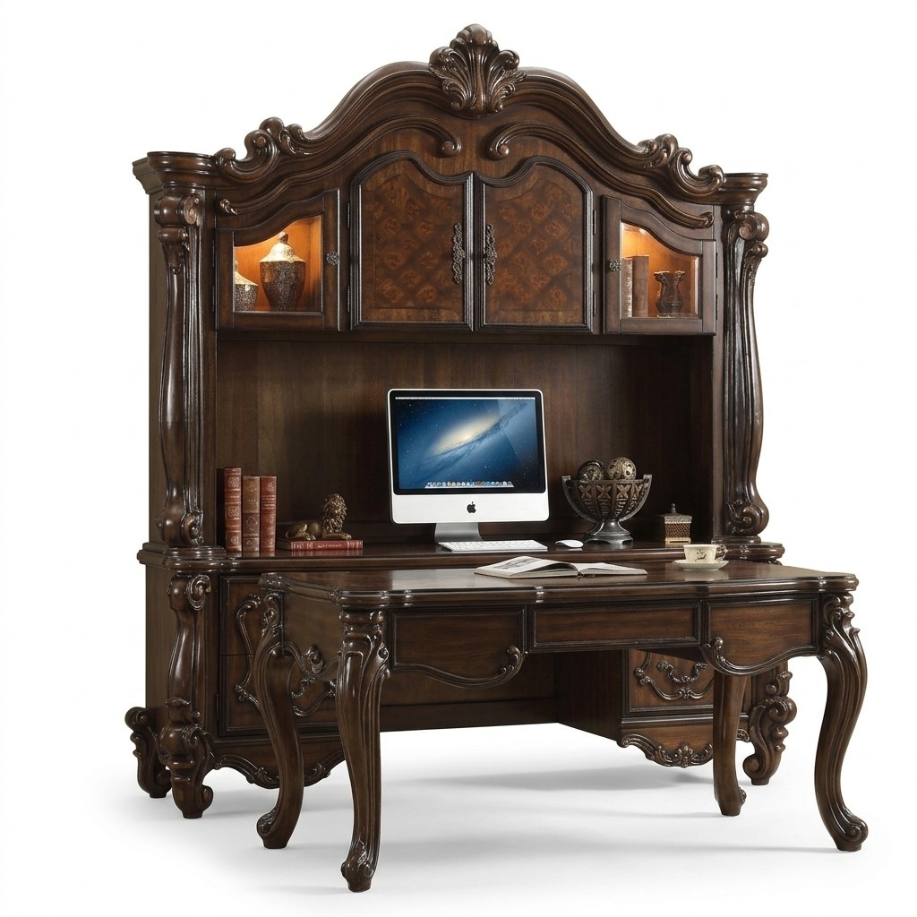 Regal mit Schreibtisch Büro Schreibtisch Regale Sekräter Computer Tisch Tische