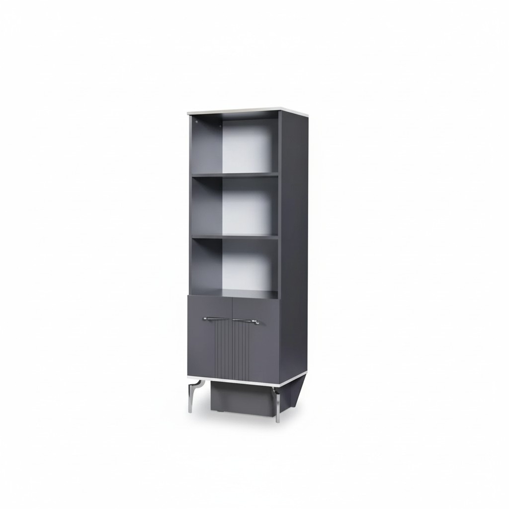 Regal Schrank Bücherregal Schränke Mehrzweck Möbel Braun 170x55x48