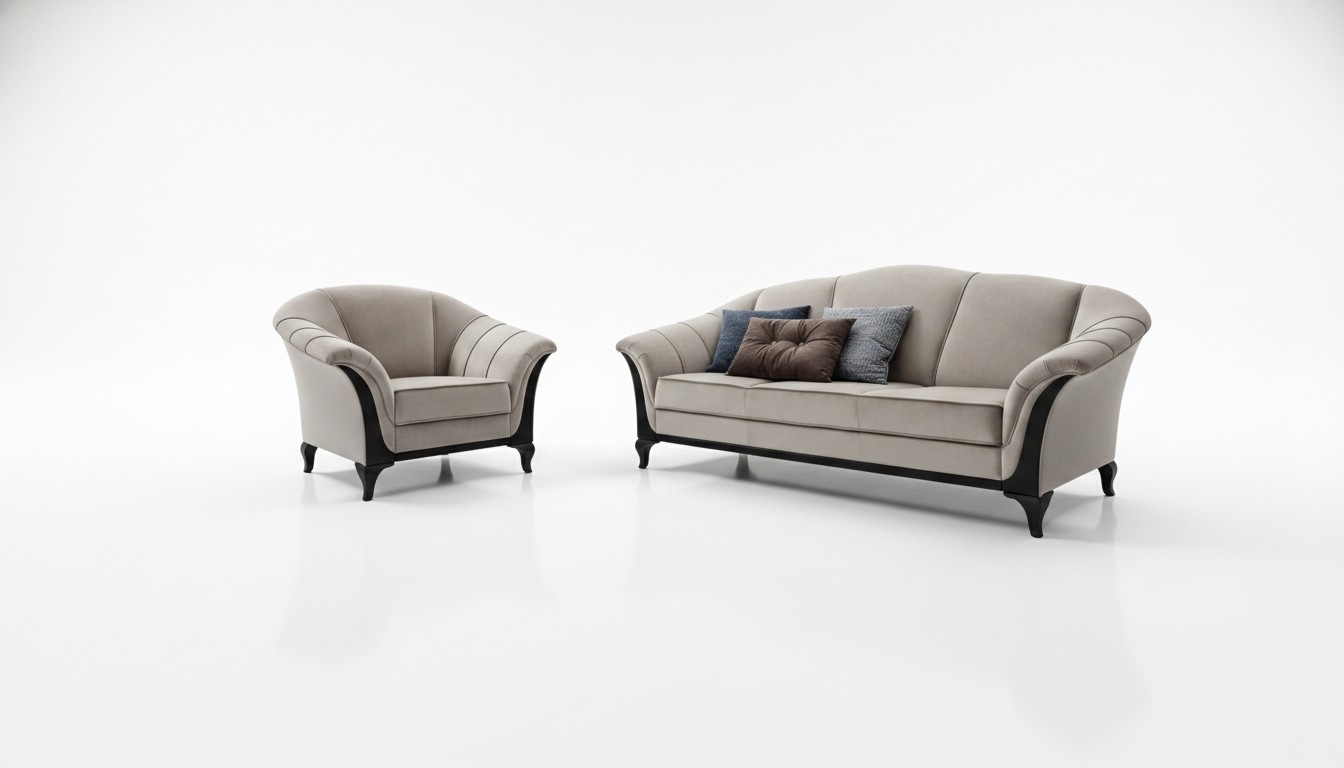 Relaxgarnitur Loungemöbel Set Sofa Couch Sofagarnitur Polstergarnitur Möbel 3+1