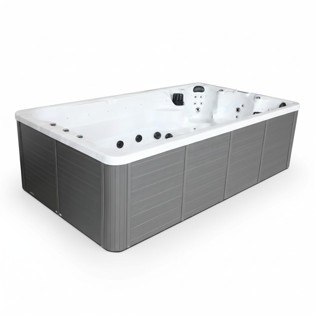 Relaxpool Sprudelbad Outdoor Whirlpool Hydromassagewanne Massagebad 398x230cm