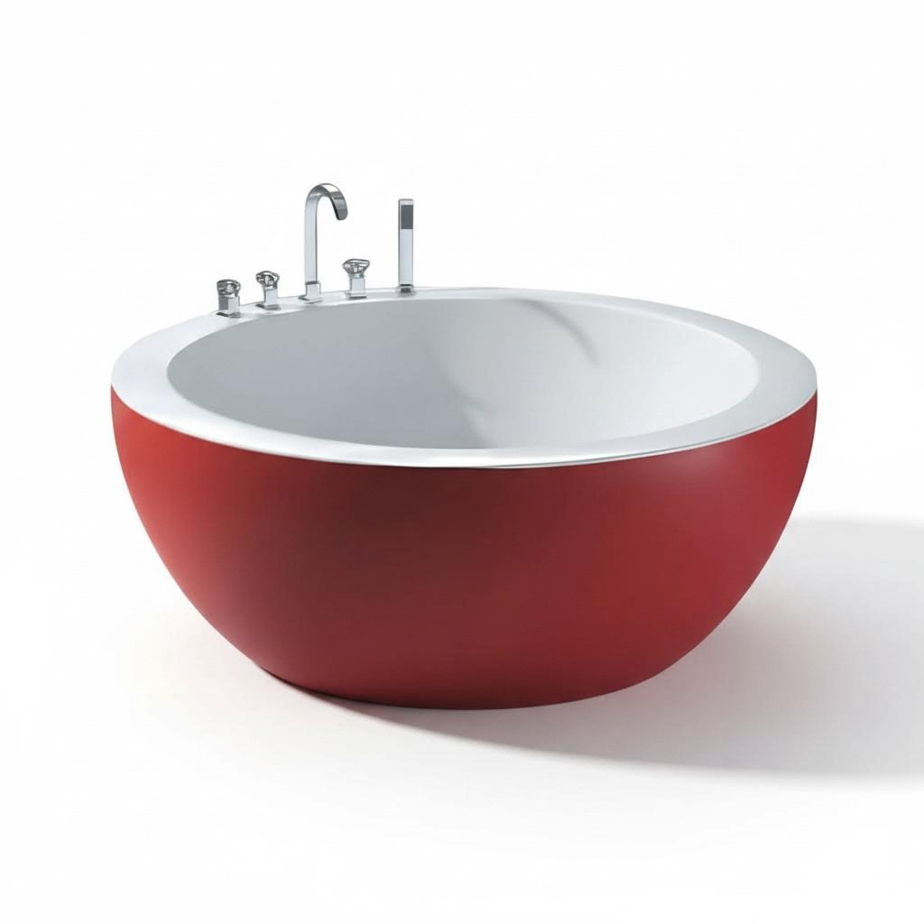 Relaxwanne Badewanne Komfortwanne Acrylwanne Wanne Bad Designwanne 160x160 cm