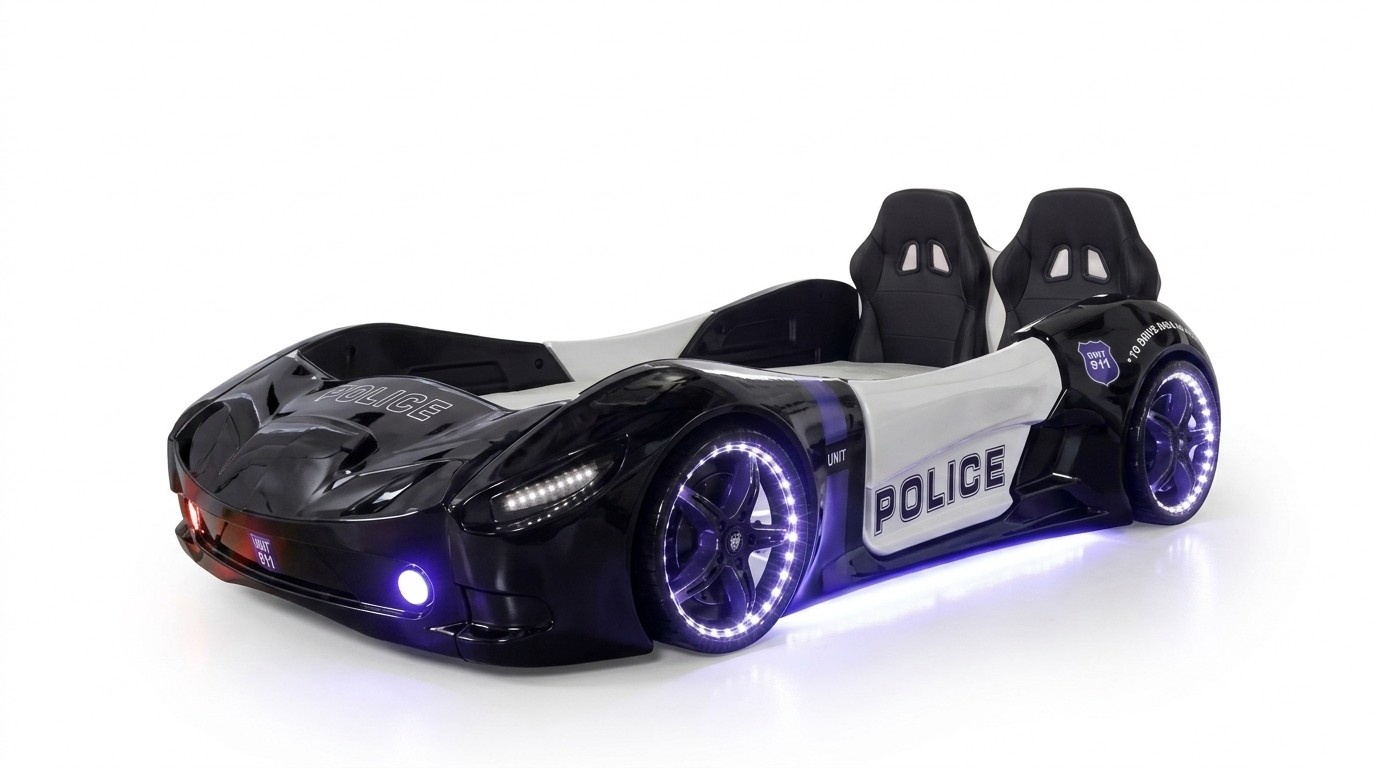 Rennwagen Auto Bett Matratze Kinderbett Autobett Kinderzimmer Betten Möbel Neu