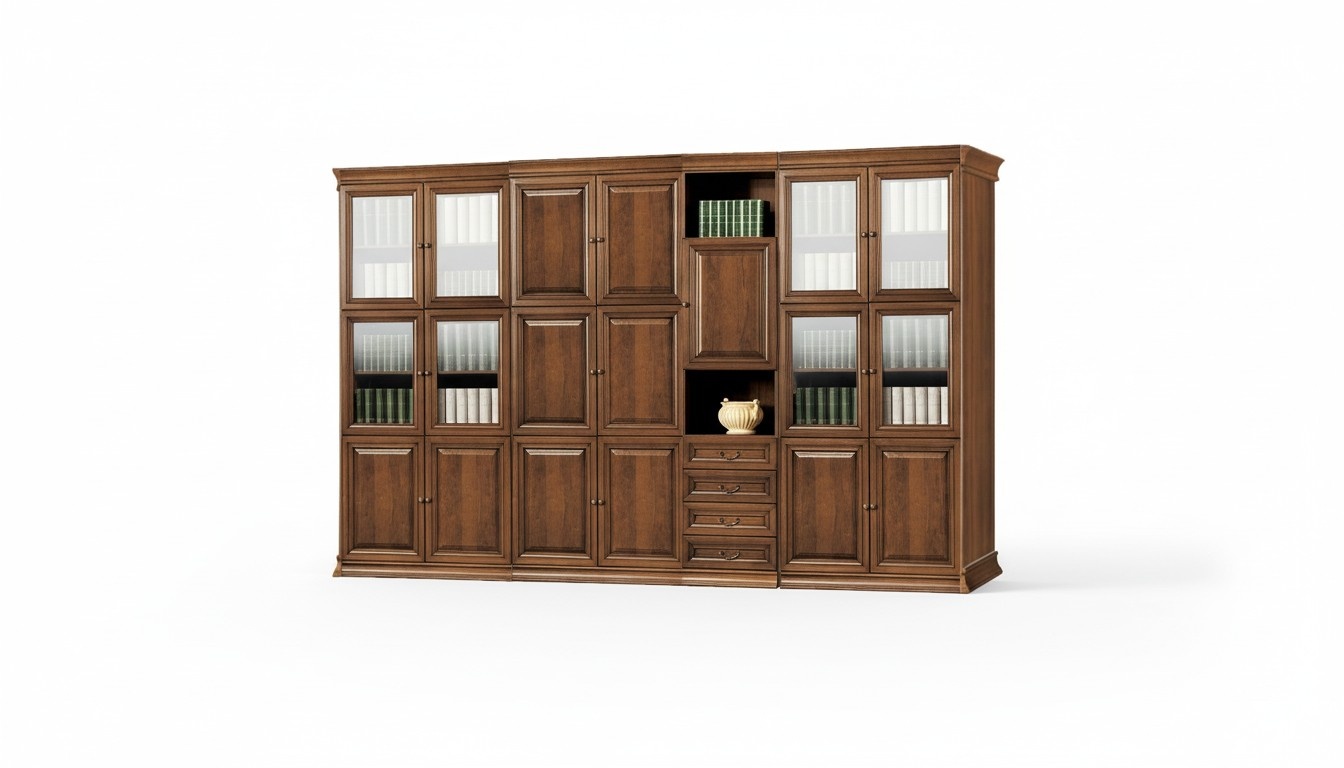 Robuster Arbeitszimmer Büroschrank Luxusmöbel Designer Edle Schränke