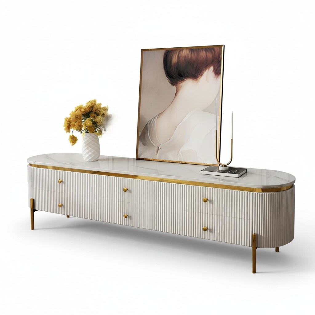 Design sideboard fernseh wand hochglanz low board luxus kommode schrank