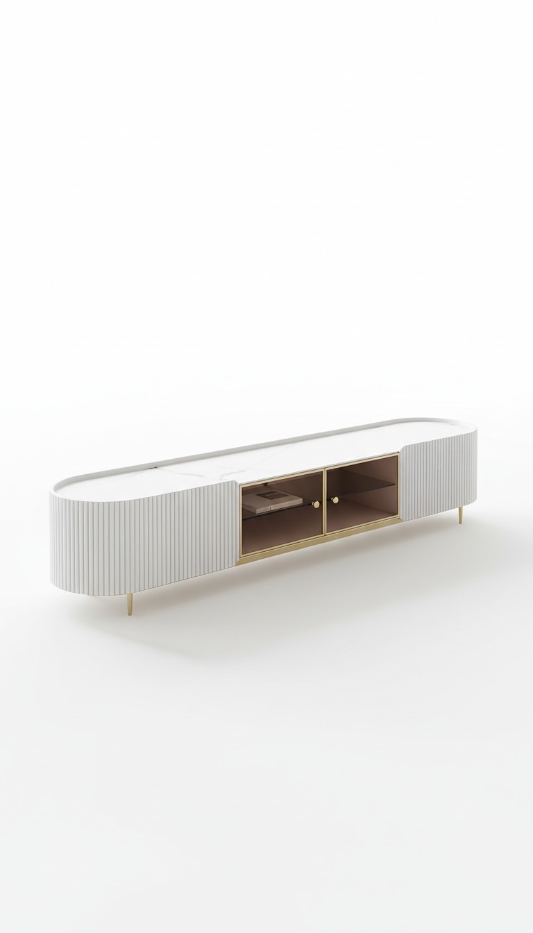 Design sideboard low board kommode schrank wand luxus schrank fernseh 200x40