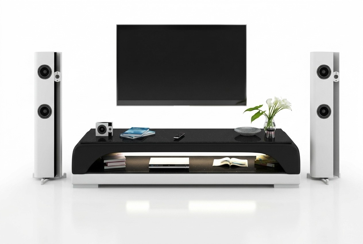rtv Sideboard leder Designer Tisch Lowboard Fernseh tv - hifi Tische Kommode neu