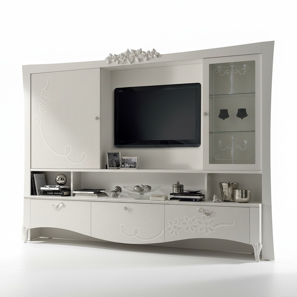 rtv tv Schrank Sideboard Wohnwand Fernseh Kommode Holz Design Modern Schränke