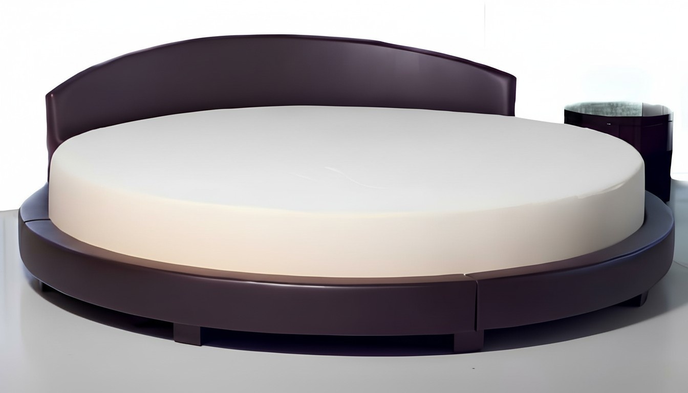 Rund Design Matratze Luxus 250x20cm Matratzen für Bett Runde Betten Textil Neu