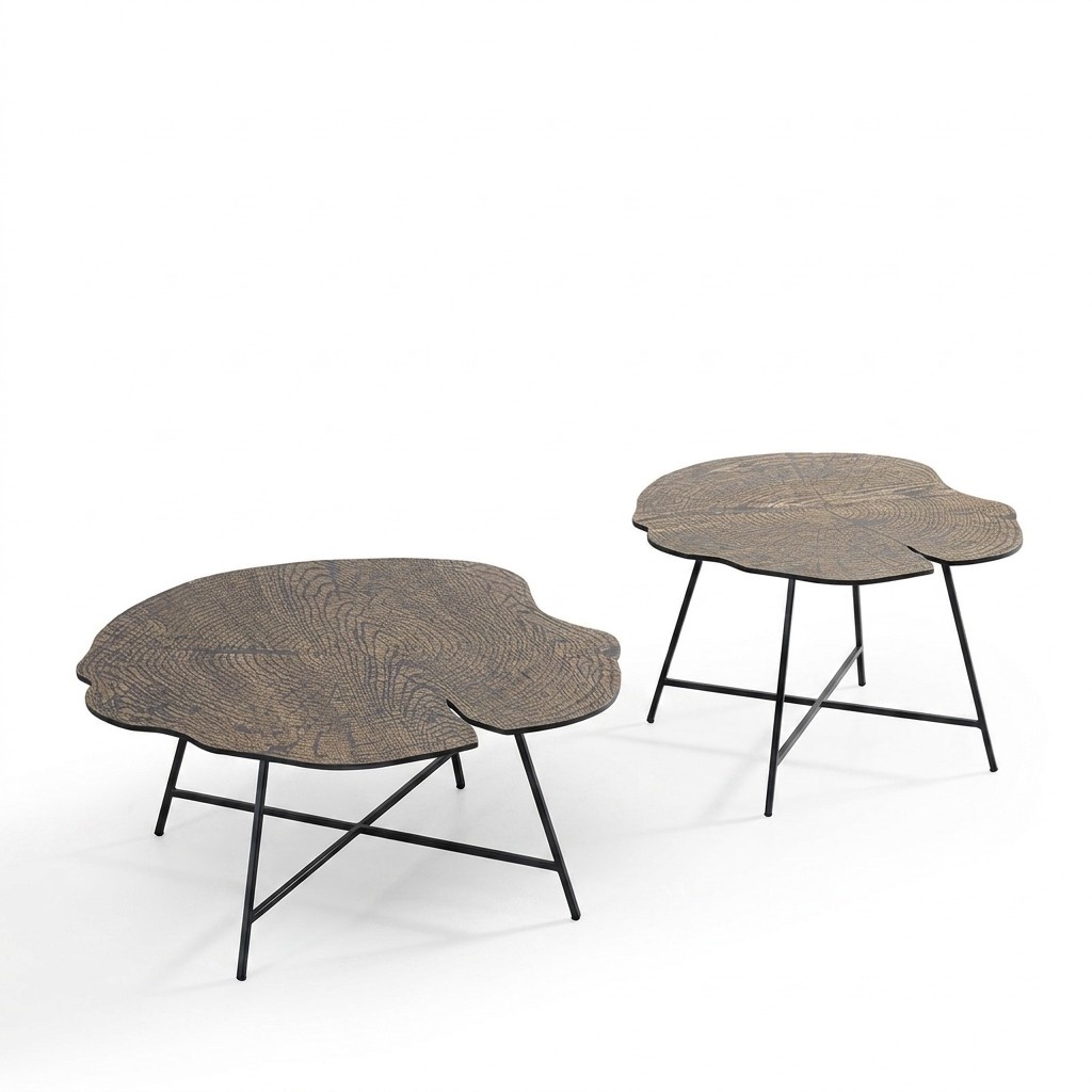 Rund Luxus Couchtische Design Tische Möbel Wohnzimmer 3x Couchtische