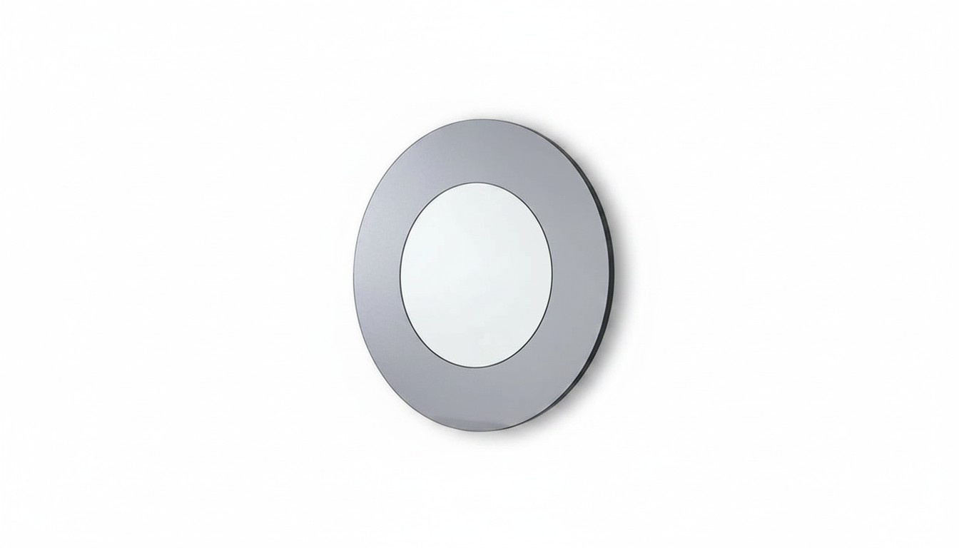 Rund Spiegel Modern Wandspiegel Design Grau Wohnzimmer Neu Einrichtung