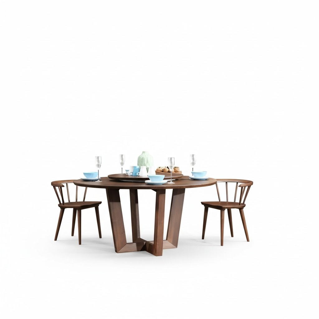 Rund Tisch Ess Zimmer Runde Tische Holz Designer Original Italienische Möbel Neu