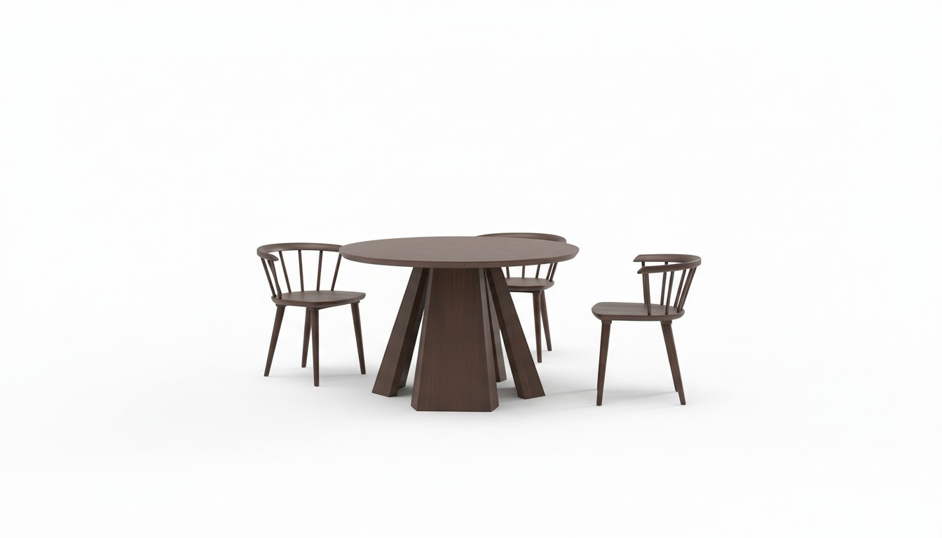 Rund Tisch Ess Zimmer Runde Holz Tische Designer Original Italienische Möbel Neu