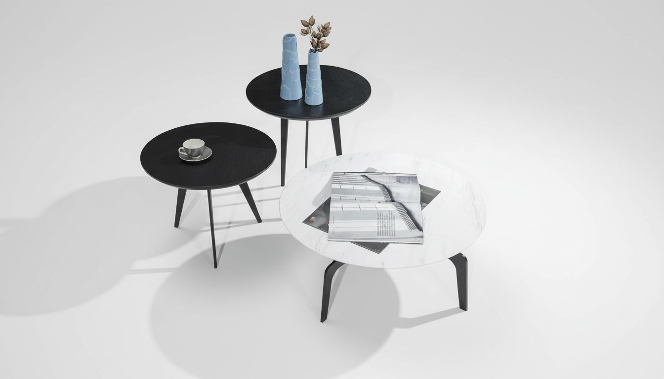 Runde Couch Tische Marmor Rund Tisch Design Luxus Weiss Wohnzimmer