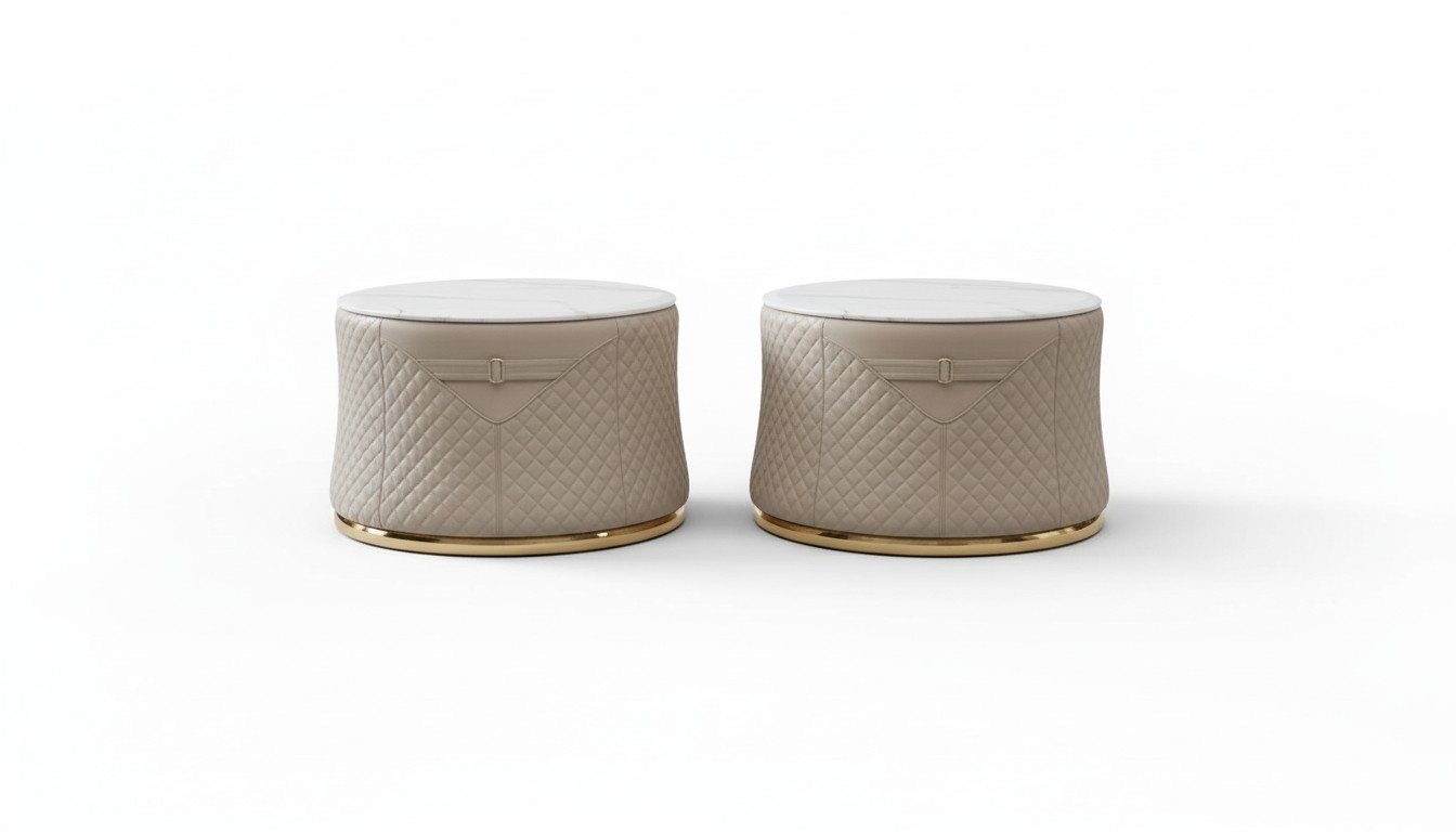 Runde Set 2x Couchtisch Kaffeetisch Beistelltisch Designer Wohnzimmer Tische Neu