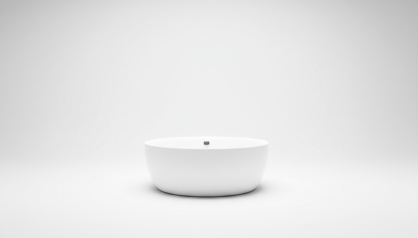 Runder Badewanne Standbadewanne Badezimmer Wanne Freistehende Weiß