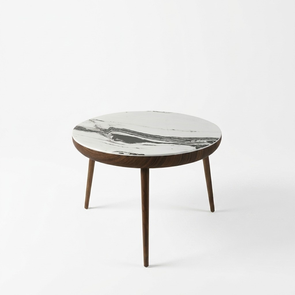 Runder Design Couchtisch Moderne Beistell Tische Runde Tisch Luxus Möbel