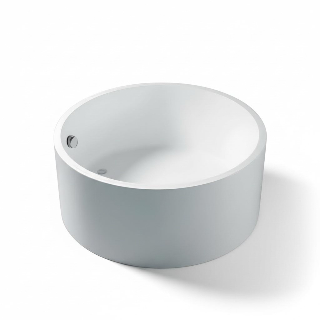 Rundwanne Badewanne Wanne Komfortwanne Raumsparwanne Designwanne 140x140 cm