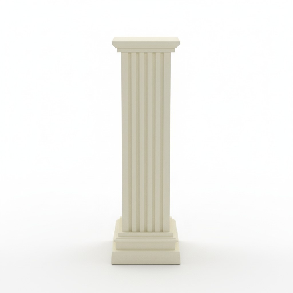 Säule Lampe Steh Leuchte Skulptur Stand Säulenlampe Leuchten Figur