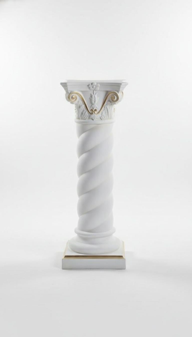 Säule Marmor Stil Dekoration Säulen Statue Skulptur Ständer Skulpturen