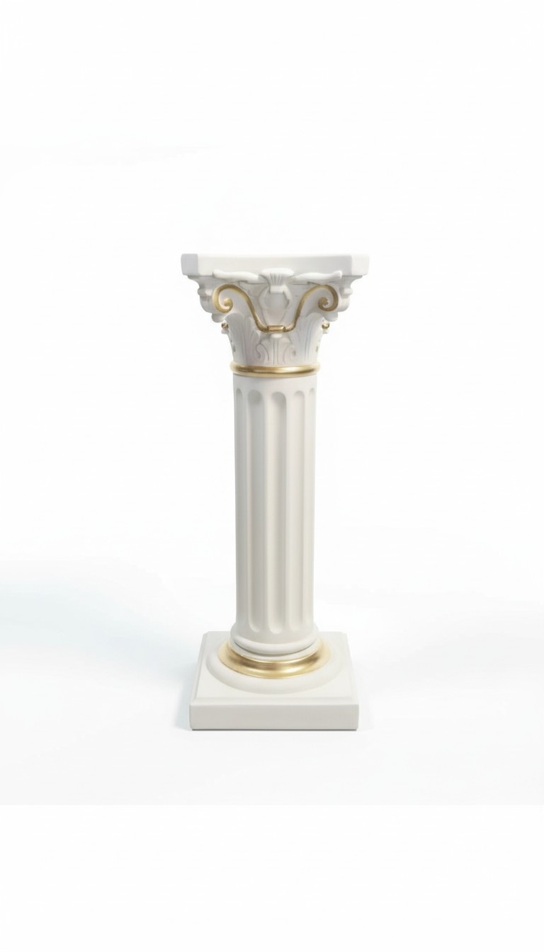 Säule Römische Säulen Marmor Skulptur Figur Deko Dekoration Ständer