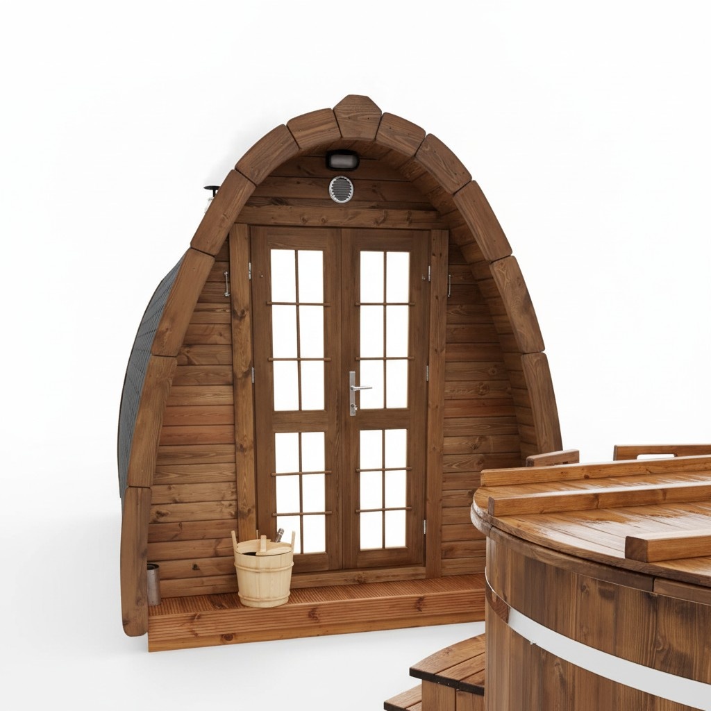 Sauna Gartensauna Saunas Finnische Holz Außensauna Ofen Saunahaus
