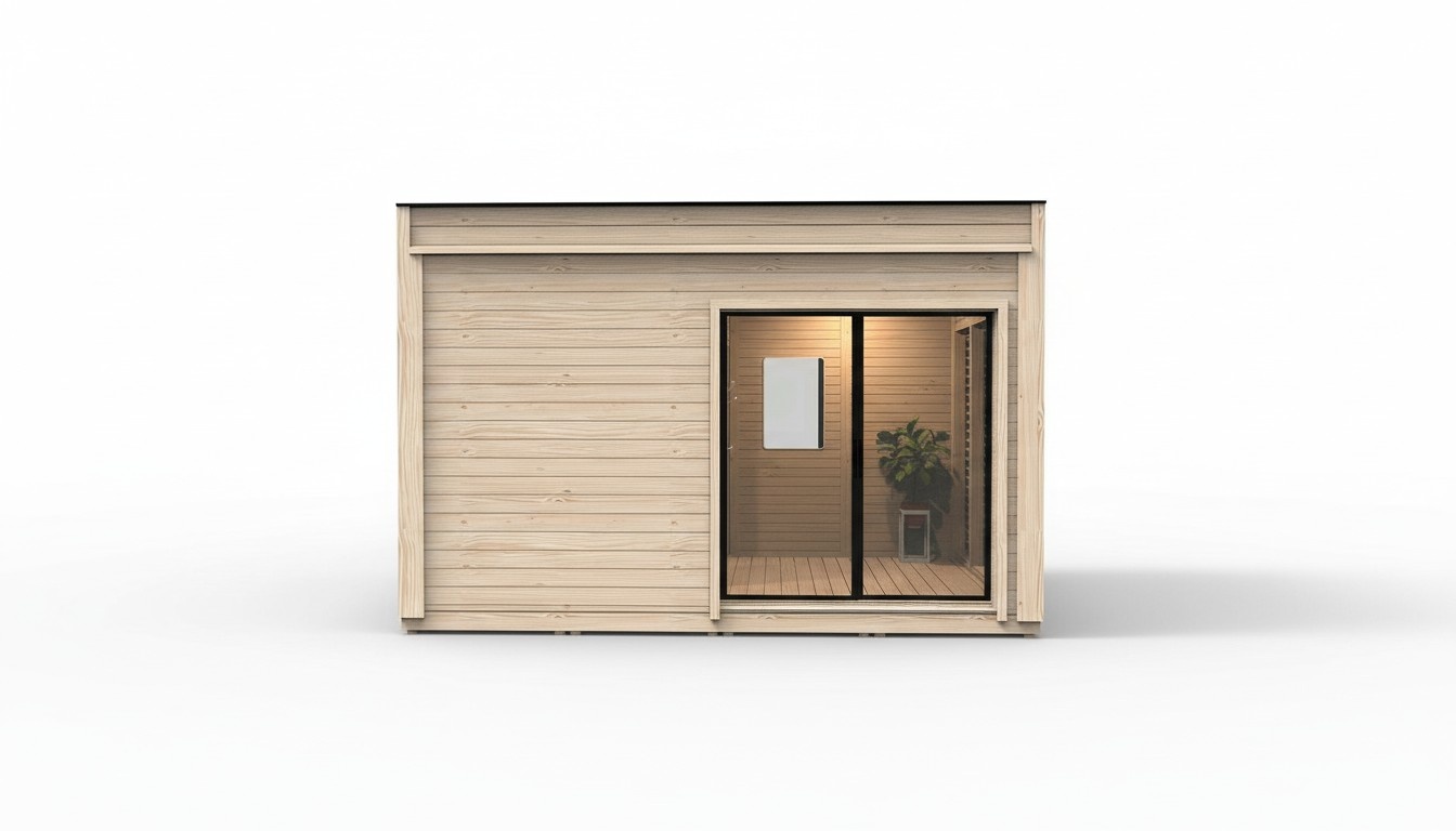 Sauna Trockensauna Holzsauna Saunafass Landhaus Garten Saunas Häuschen