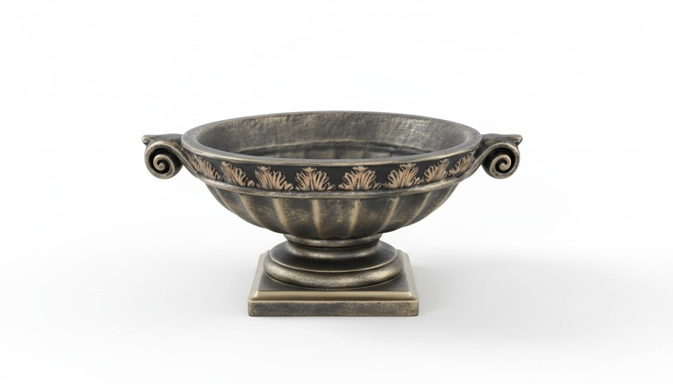 Schale Design XXL Obst Schale Dekoration Tisch Vase Klassischer Marmor 2