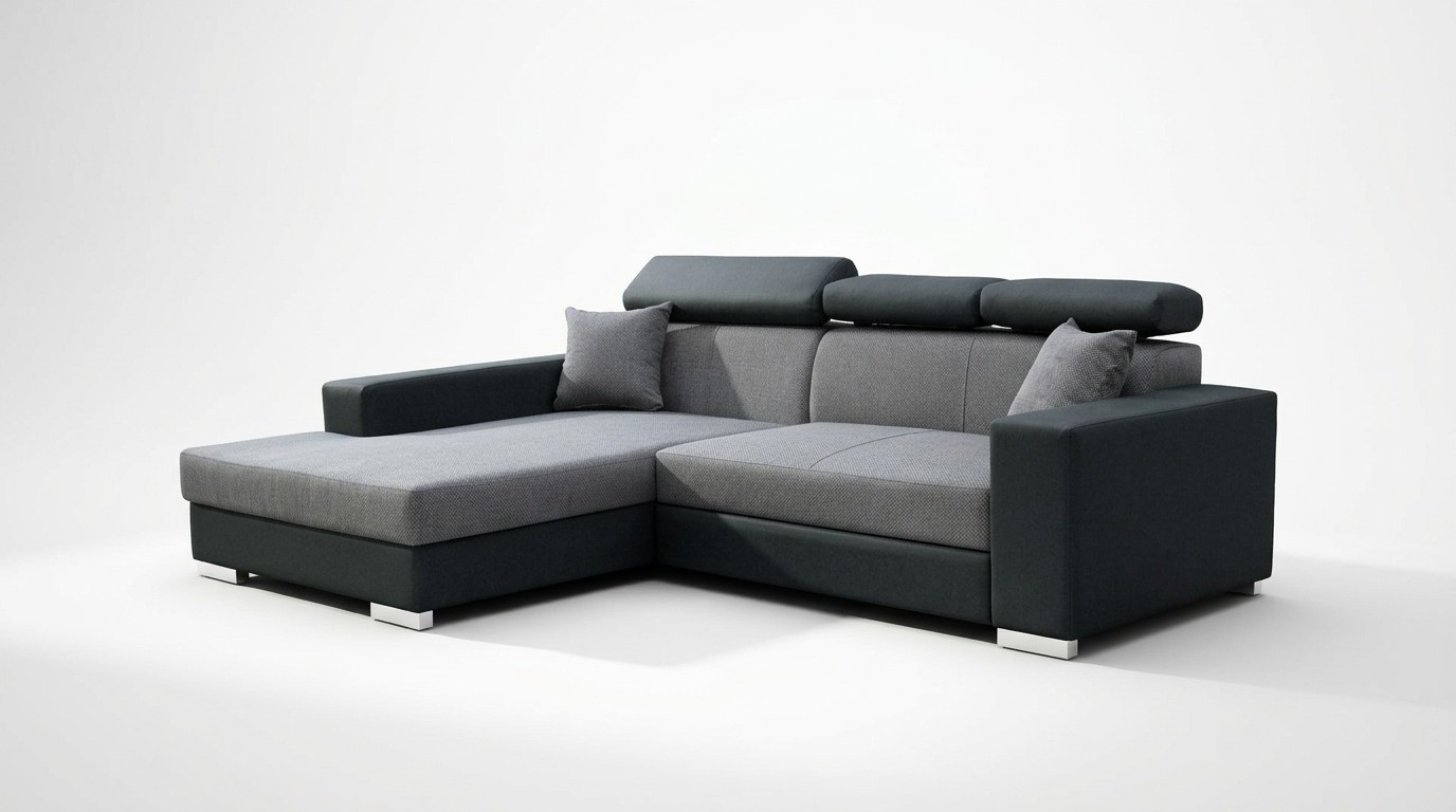 Schlafsofa Eck Sofa Couch Bettfunktion Polster Eck Garnitur Sofas Schlaffunktion