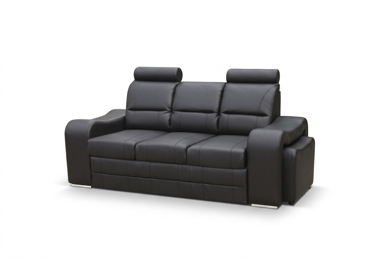 Schlafsofa Klappcouch 3-Sitzer Schlaffunktion + Bettkasten Couch Sofa Klappsofa