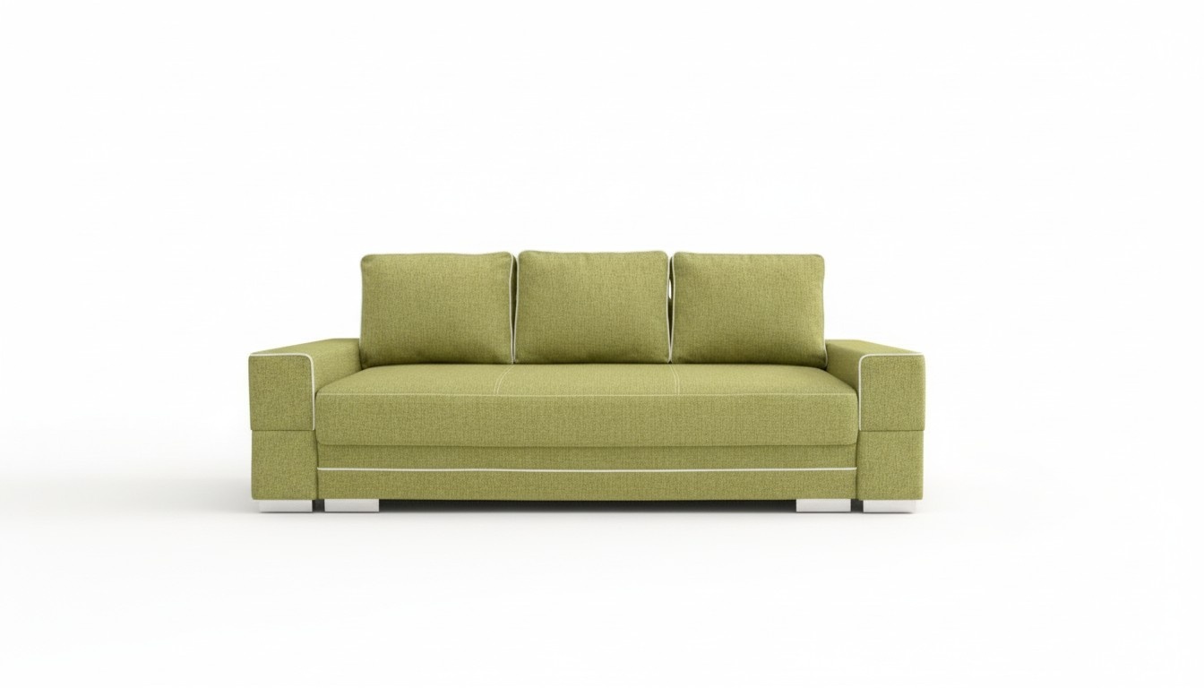 Schlafsofa Klappcouch 3-Sitzer Schlaffunktion + Bettkasten Couch Sofa Klappsofa