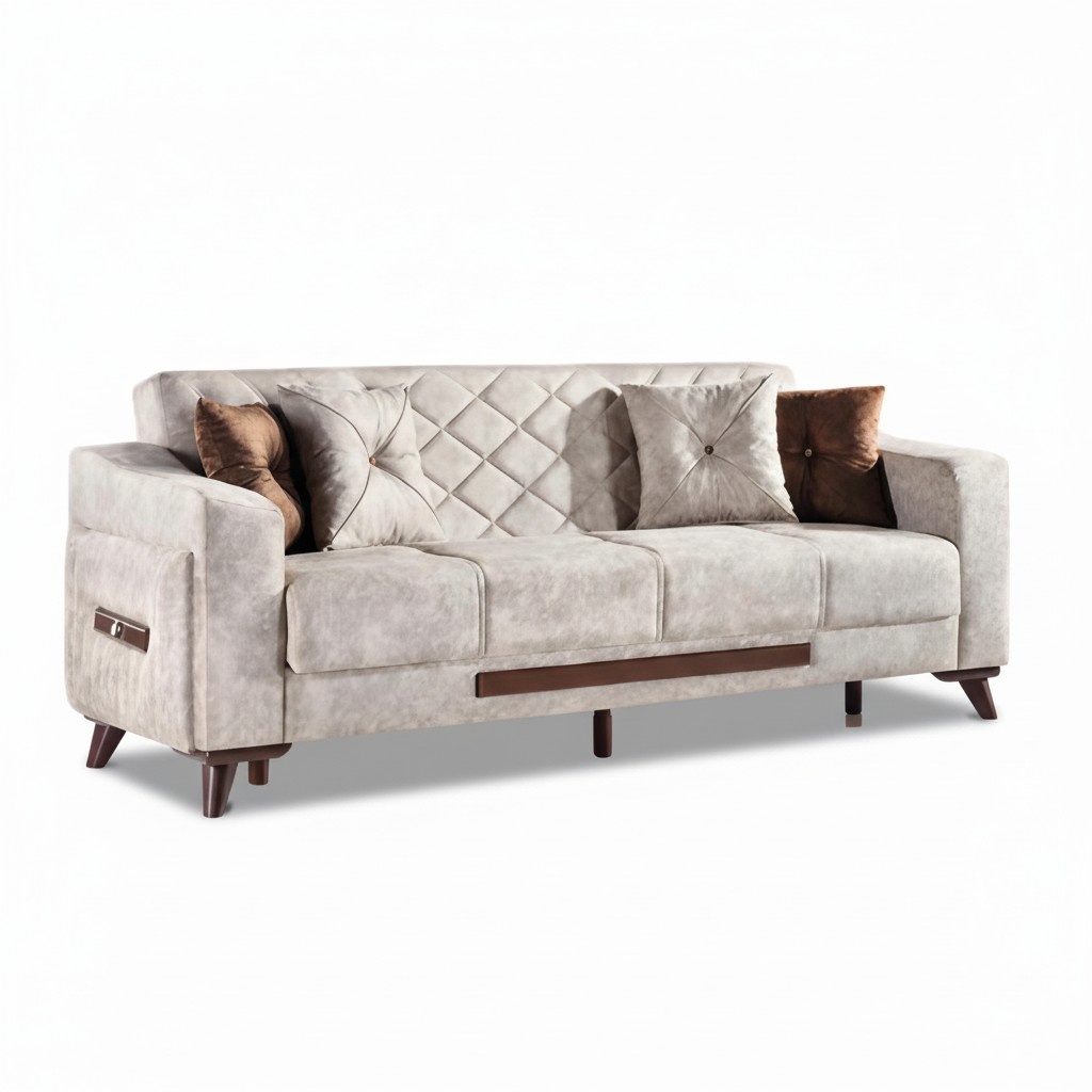 Schlafsofa mit Bettkasten Bettfunktion Klapp Couch Sofa Schlafcouch Sofas