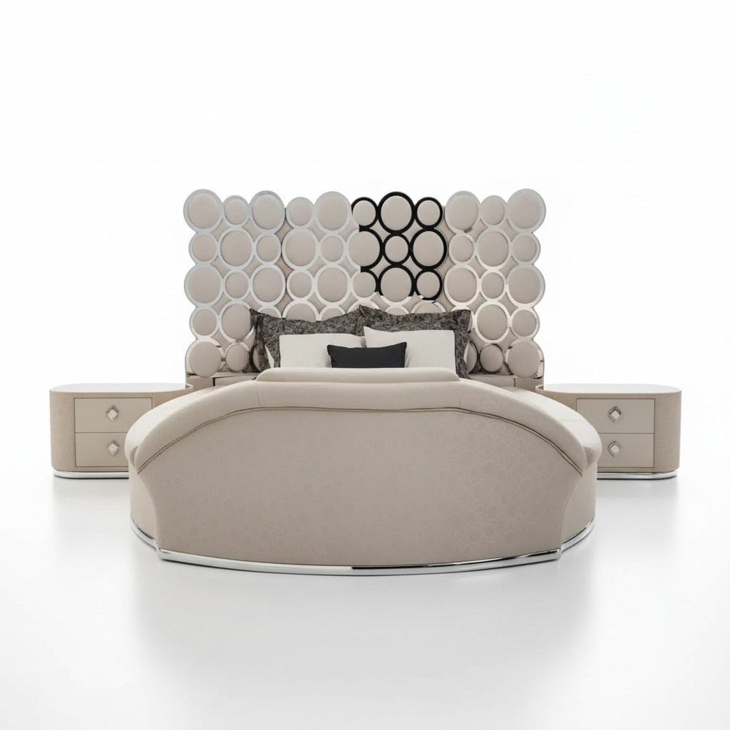 Schlafzimmer Bett 2x Nachttische Luxus Betten Set Komplett Design Möbel 3tlg.