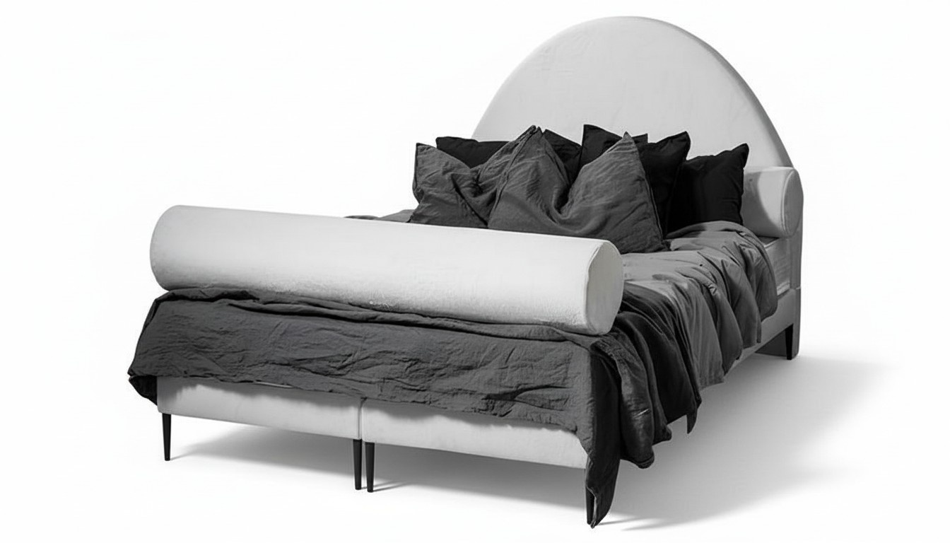 Schlafzimmer Bett Doppelbett 180сm Matratze Weiß moderner Stil Hochwertig