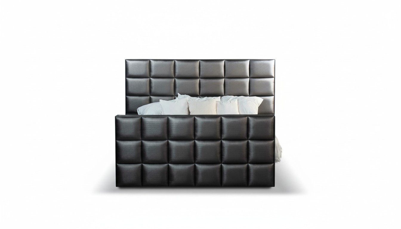 Schlafzimmer Betten Kunstleder Luxus Bett Boxspringbett 180 x 200 cm