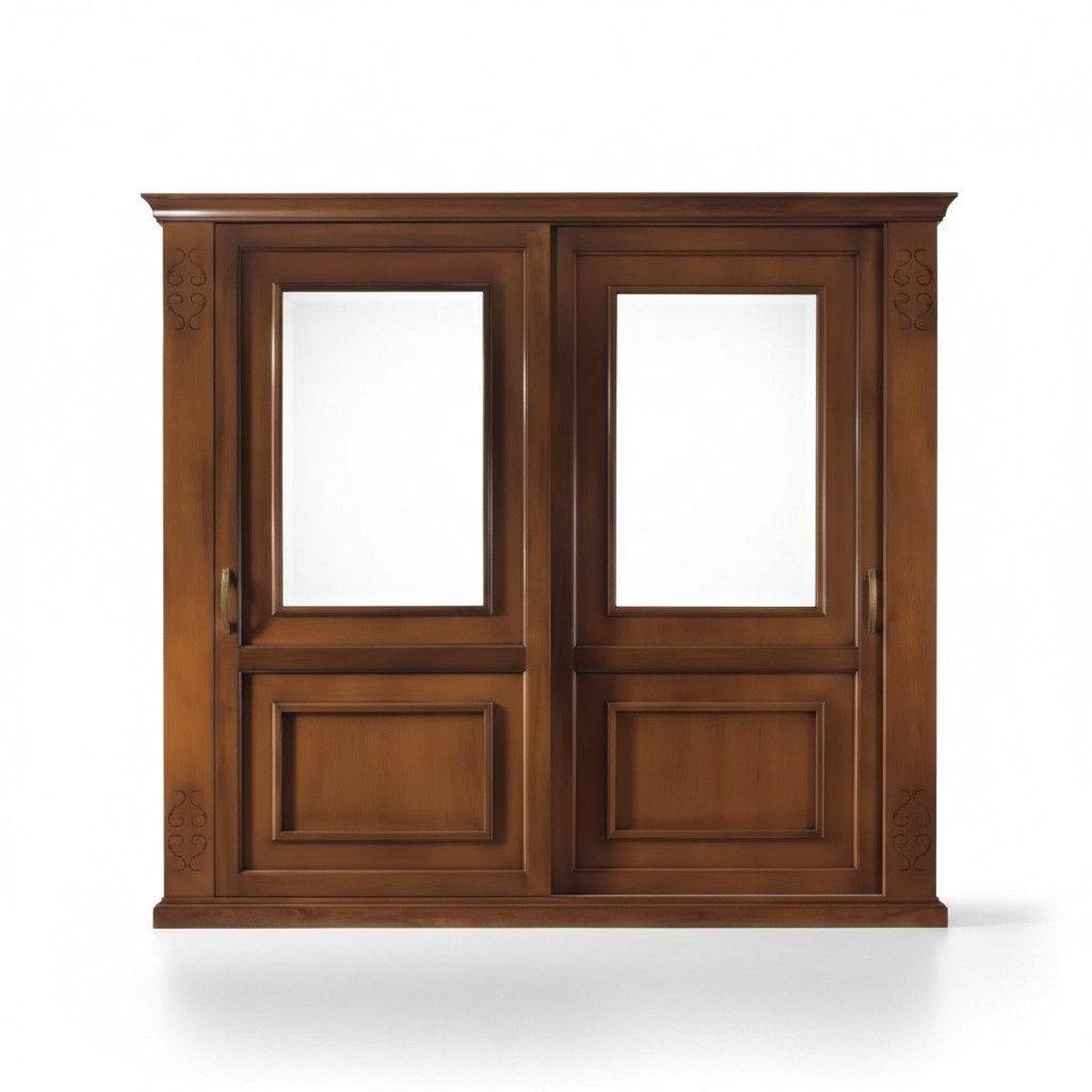 Schlafzimmer Kleiderschrank Holz Luxus Klassischer Design Schrank