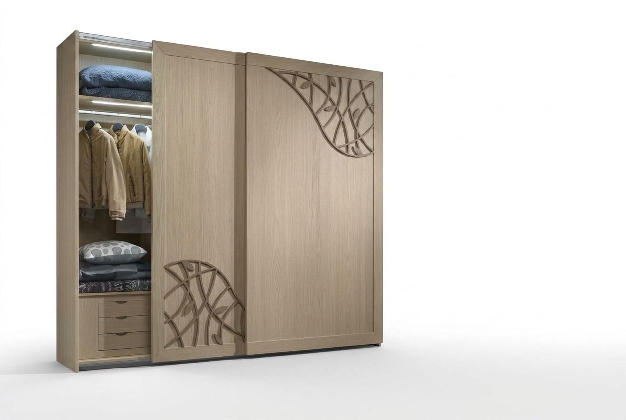 Schlafzimmer Schranke Kleiderschrank Holz Luxus Modernes Design