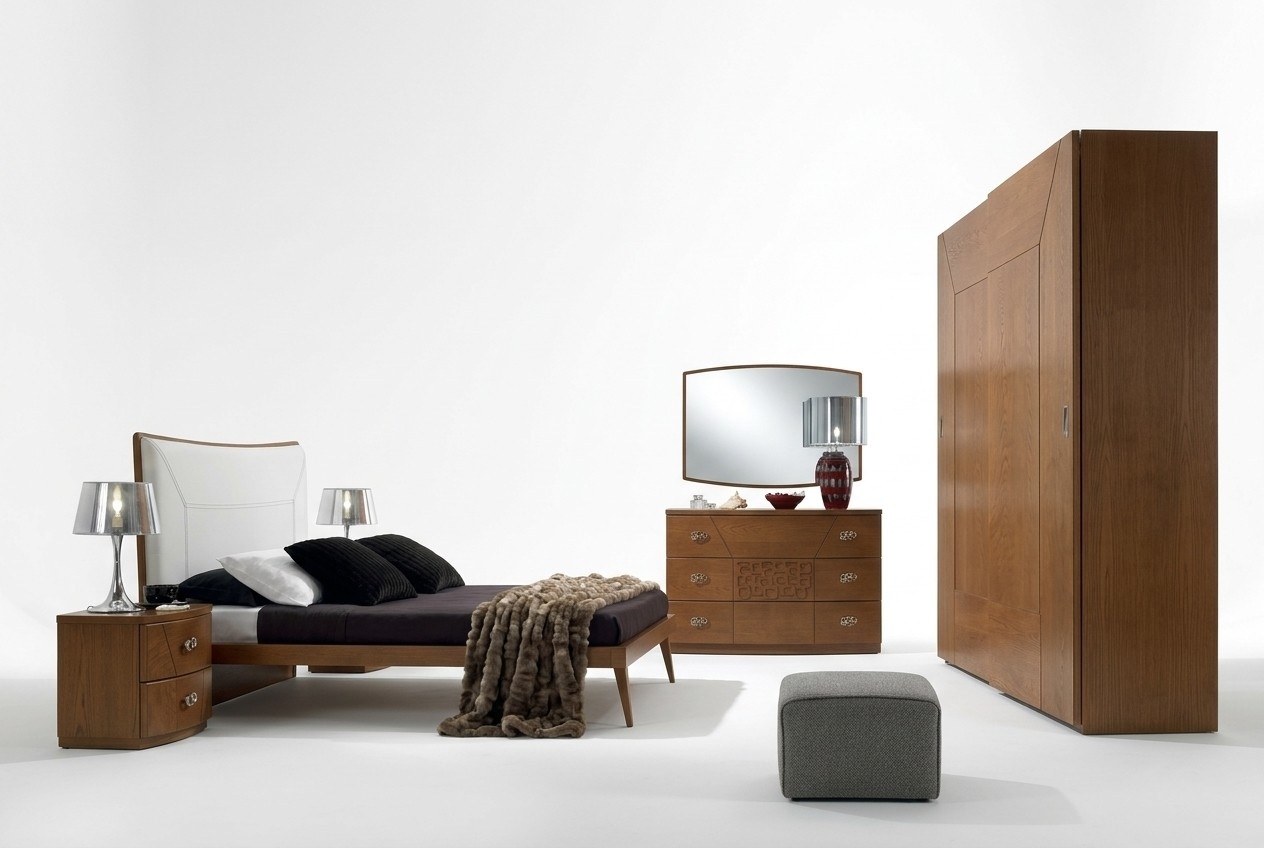 Schlafzimmer Set Bett 2x Nachttisch Kommode 6tlg Design Luxus Komplett