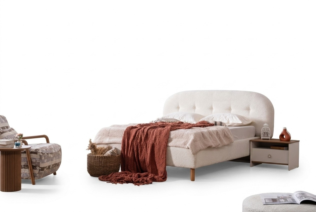 Schlafzimmer-Set Einfachheit und Harmonie für Erholung im modernen Stil