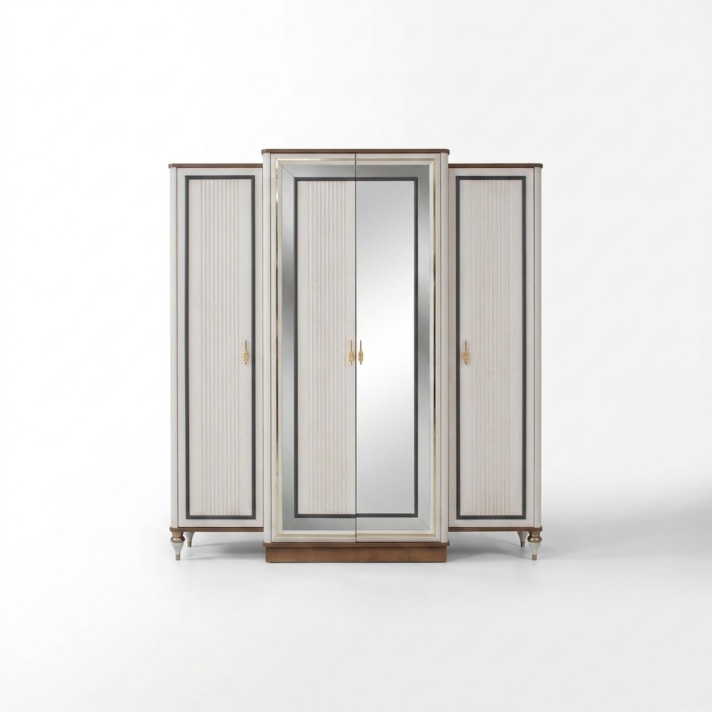 Schlafzimmerschrank Kleiderschrank Kinderschrank Schrank Holz Beige