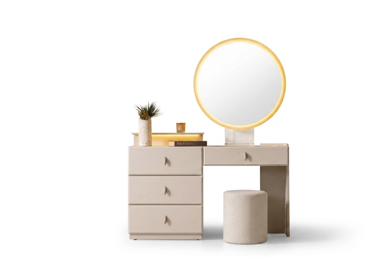 Schminktisch Eine praktische Lösung für Ihr Schlafzimmer mit modernem Design.