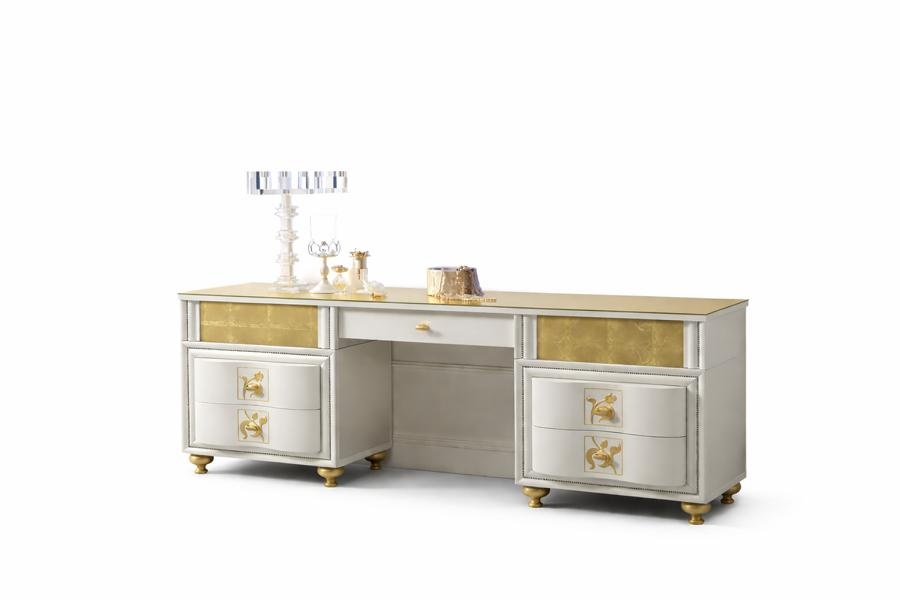 Schminktisch Luxus Design Tische Kosmetik Frisier Spiegel Konsole Schlafzimmer