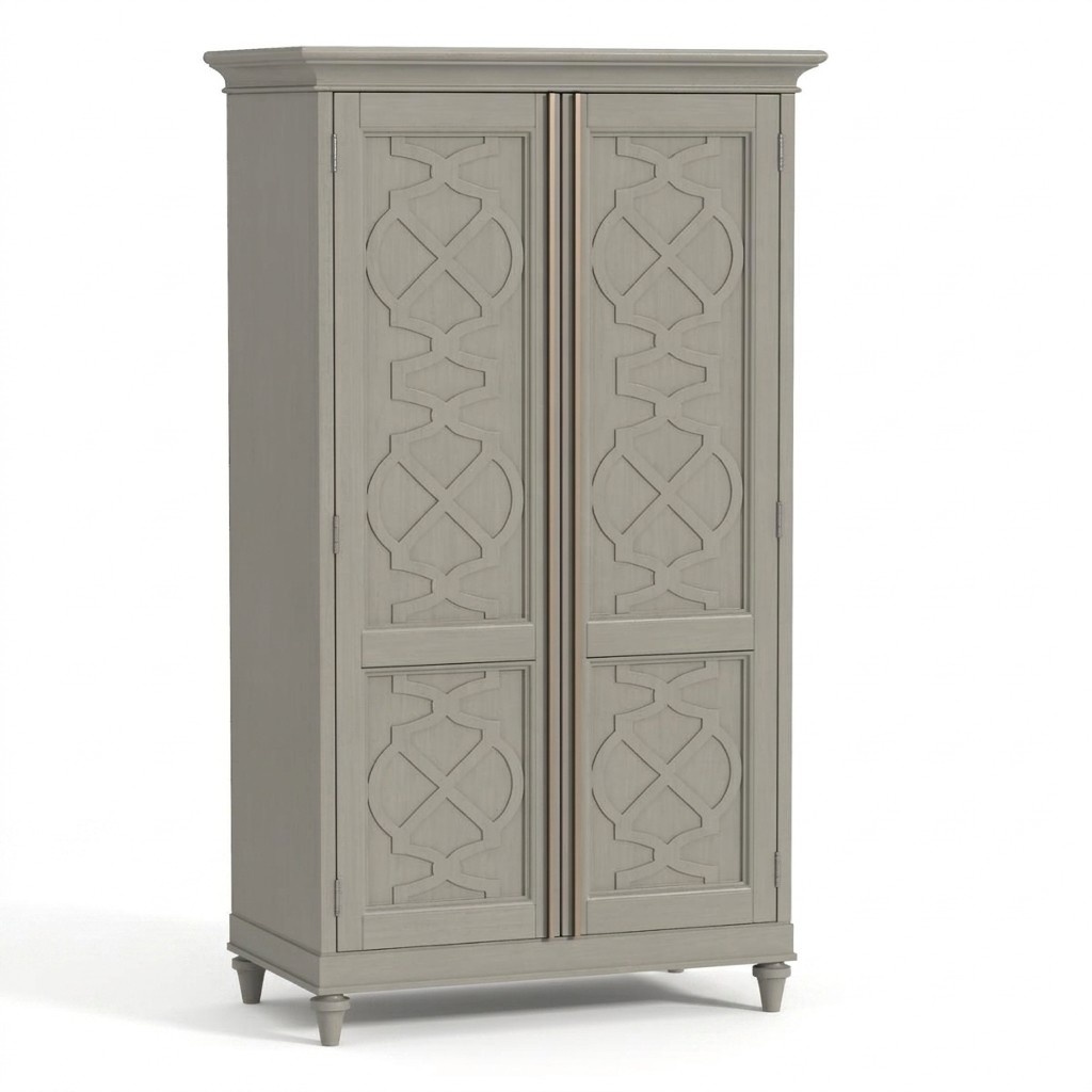 Schränke Holz Garderobe Möbel Design Kleiderschrank 2-türiger Holz Schrank Neu