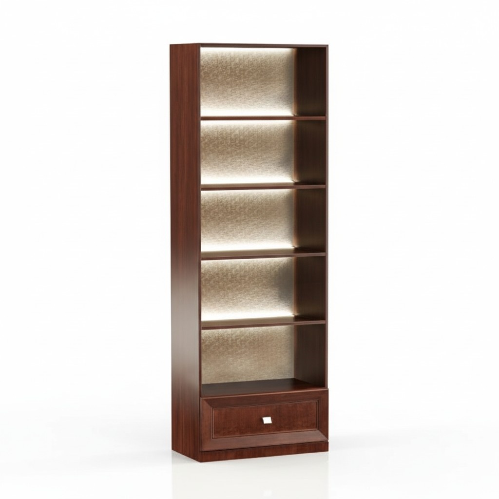 Schrank Holzschrank Bücherschrank Kommode Büro Schränke Wand System Regal Möbel