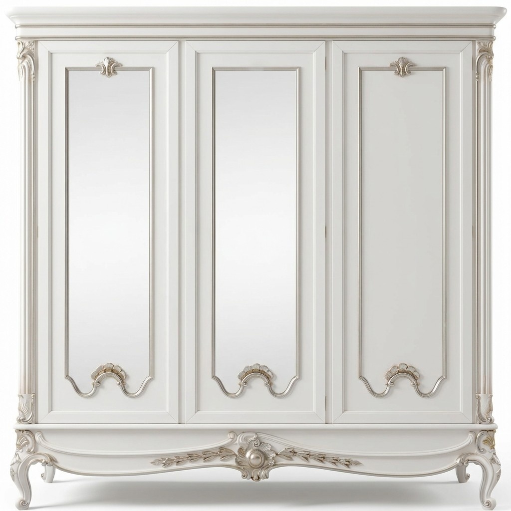 Schrank Kleiderschrank Regal Aufbewahrungs Garderobe Modern Spiegel Holz Design